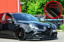 CUP Spoilerlippe SCHWARZ für Alfa Romeo Giulietta 940 Frontspoiler Schwert INE