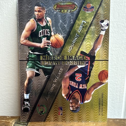 1997-98 Bowman's Best Mirror Image Refractors Larry Johnson, Antoine Walker, Vin