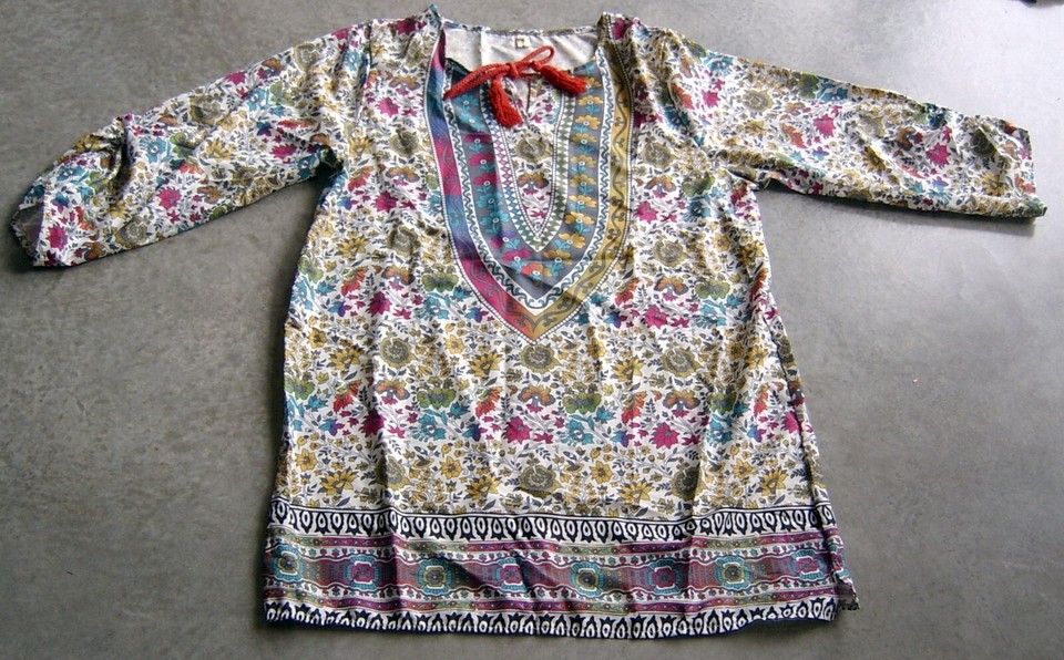 UNBRANDED WOMEN'S KAFTAN DRESS SZ MED