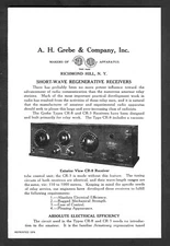 Reproduction A.H. Grebe 1922 Sales Brochure