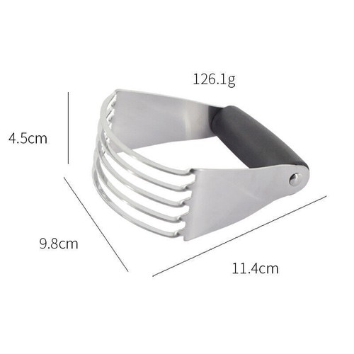 Stainless Steel Dough Blender Butter Pastry Mixer Cutter Whisk Cake Baking-Tools - Picture 12 of 14