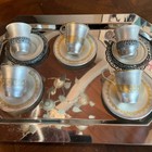 5 Rare Soviet Melchior Cups Silver & Gold Demitasse Cup Vintage NIB — photo 3