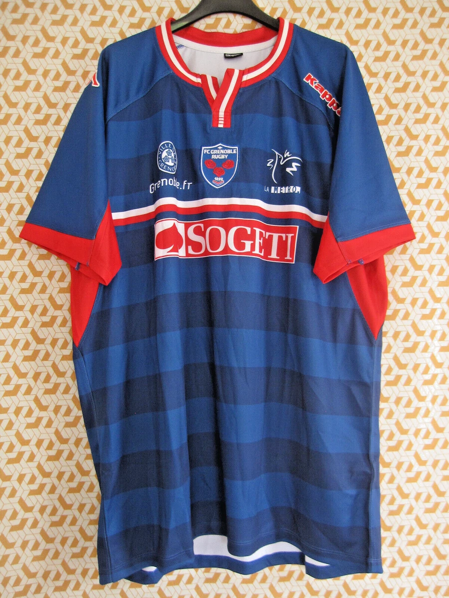 Maillot Rugby Kappa IUT Provence Aix Marseille porté #23 vintage Homme