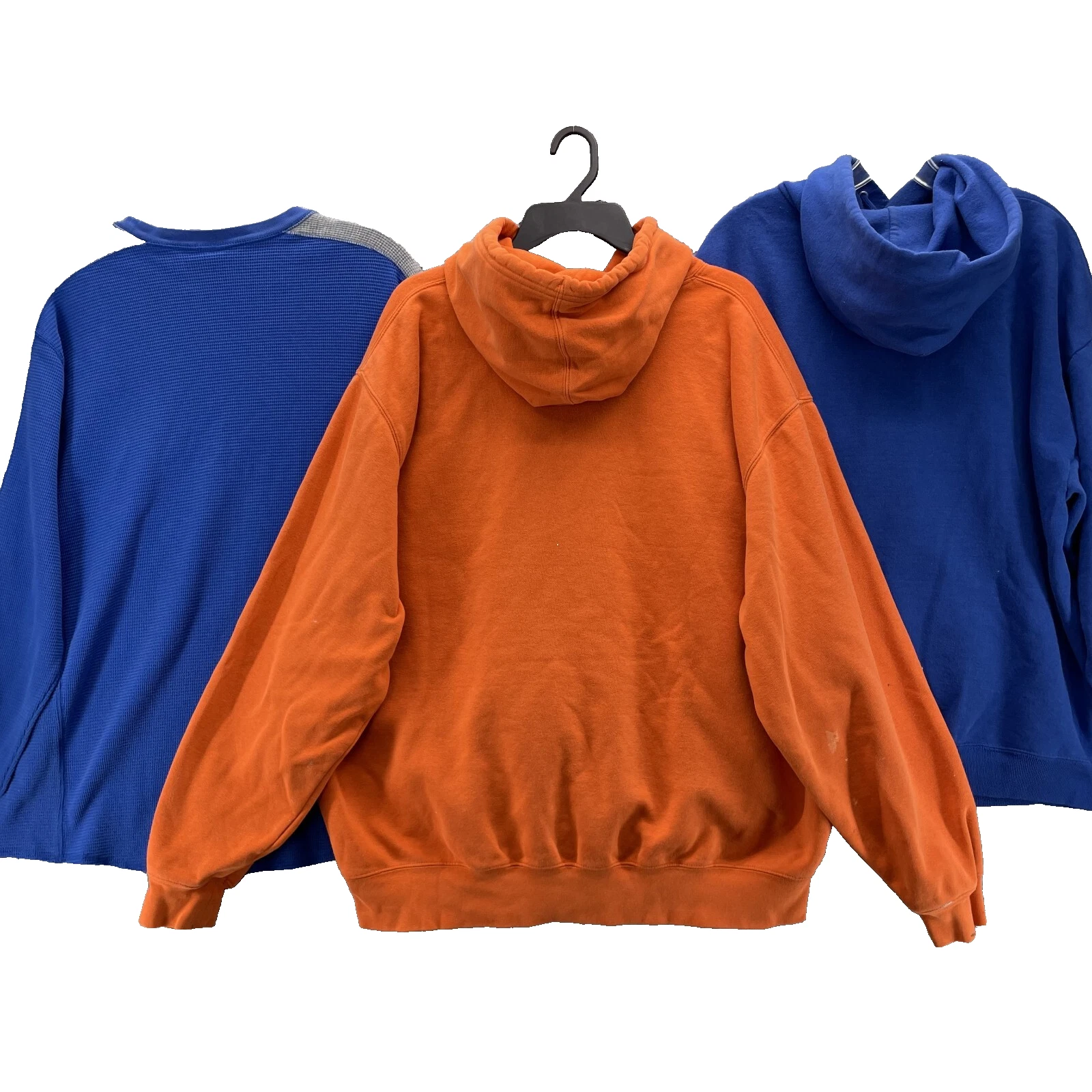 COACH Felpa con cappuccio Nike Boise State Broncos LOTTO (3) uomo XL blu arancione abbigliamento sportivo calcio