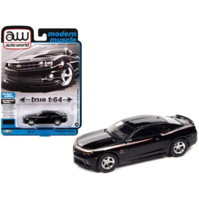 2010 Chevrolet Camaro HURST  Black-Silver **RR** Auto World Premium 1:64