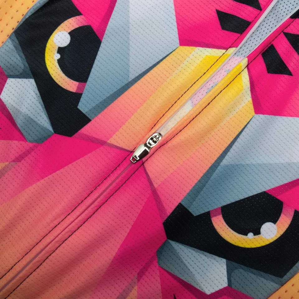 Conjunto de Jersey y Pantalones Cortos de Ciclismo para Niños Ropa de Bicicleta Acolchada Niñas Kit de Ciclismo S-XXXL Foto 3 de 4