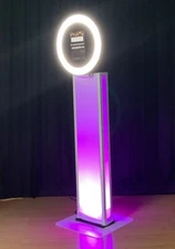 Selfie Machine 9.7” Ipad Photo Booth Metal Shell w/RGB Light,LCD Screen