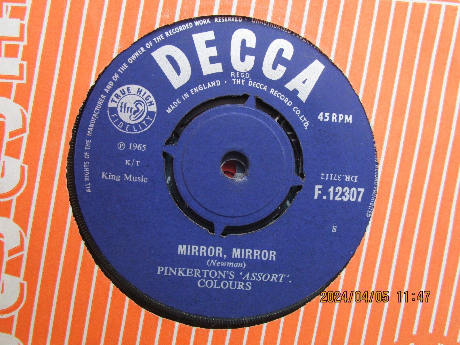 PINKERTON'S 'ASSORT' COLOURS=MIRROR,MIRROR EX eBay