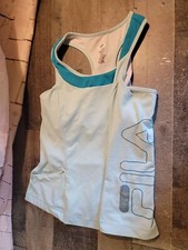 Women's Fila teal blue M tank top activewear