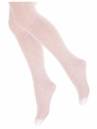 SHEER WHITE SMALL DOT TIGHTS PANTYHOSE 