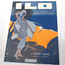 ILO A Voice From Mummyland by Johnny Black Sheet Music F.E. Phares Cover 1921