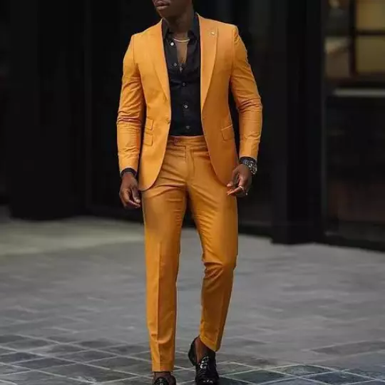 Mens 2 Piece Suit Smart Casual Classic Business Tailored Fit Office Formal Prom Mens 2 Piece Suit Smart Casual Classic Business Tailored Fit Office Formal Prom