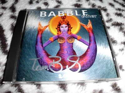 THOMPSON TWINS / BABBLE - ETHER - SIGNED BY TOM BAILEY - 1996 REPRISE RECORDS
