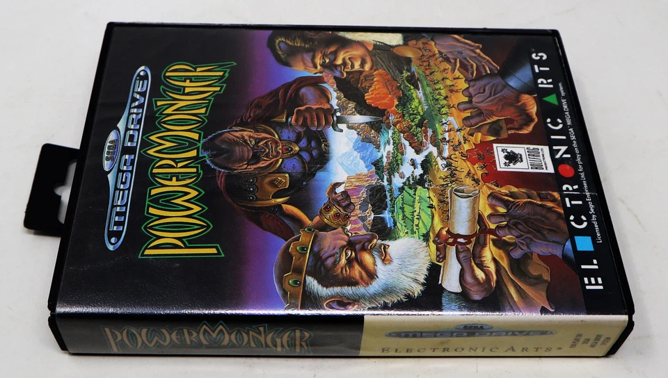 VINTAGE 1992 90s SEGA GENESIS MEGA DRIVE MEGADRIVE POWER MONGER CARTRIDGE GAME - Image 3 of 4