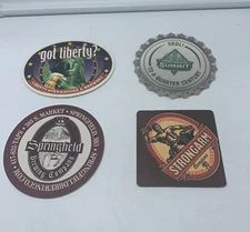 (24) Vintage Beer Bar Pub Doubled-Sided Coasters Assorted Breweries Unused