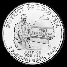 2009 P Duke Ellington Washington D.C.Territorial Quarter U.S. Mint "BU" Coin 