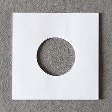 Premium 7 inch Acid-Free Paper Inner Sleeves for Vinyl Singles 90gsm Centre Hole