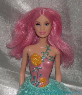 barbie with pink hair