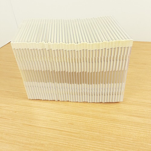40 Slim Single CD Disc Storage Jewel Case Clear Cover White Base Factory Sealed - Picture 8 of 11