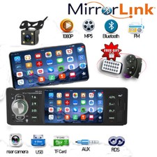 4.1" Car Radio Single Din MP5 Player MIrror Link Bluetooth Touch Screen FM RDS