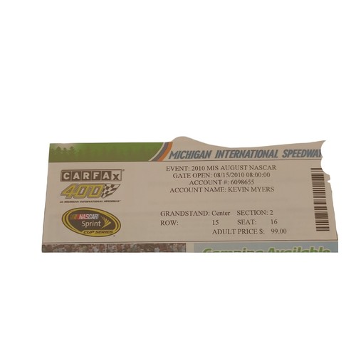Michigan Speedway Show Me The Carfax 400 Aug 2010 Souvenir Program - Picture 5 of 5