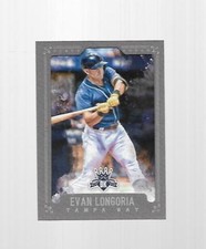 2017 PANINI DIAMOND KINGS BASEBALL FRAMED GREY EVAN LONGORIA #84