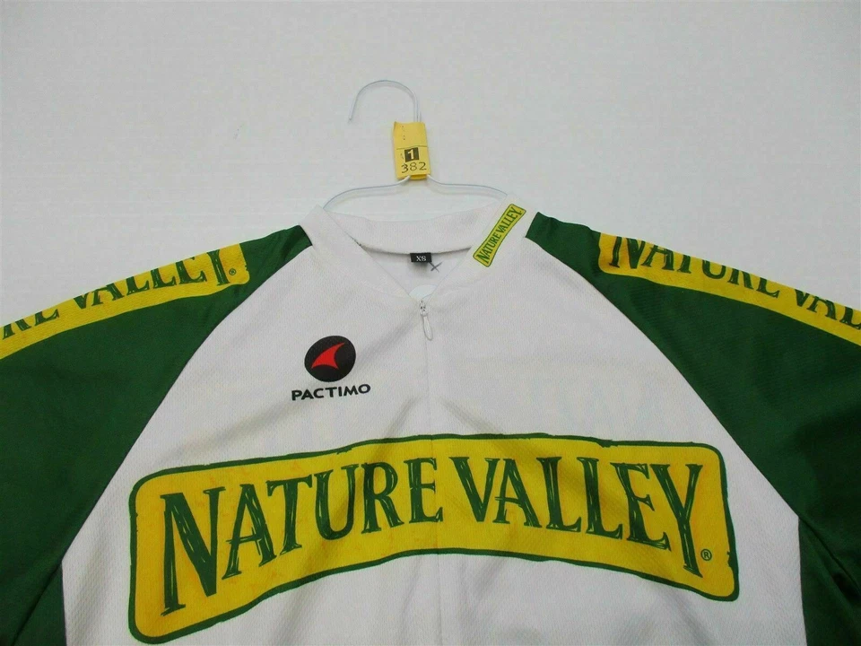 Camiseta deportiva verde con cremallera PACTIMO para mujer talla XS 2 CICLISMO #TY1382 Foto 2 de 4