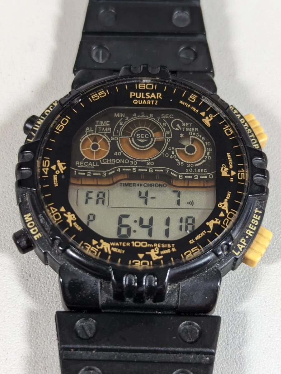 Vintage pulsar digital clearance watch