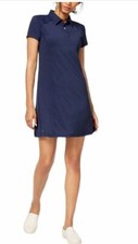 Ideology Womens Short Sleeve Tennis Dress Navy Serenity SIZE M 49.50