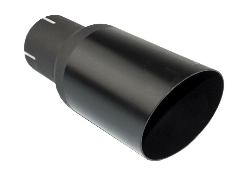 Tapa De Escape NBL1-90-1 BLACK LINE Negra 90Mm 65Mm Conexión - Imagen 1 de 1
