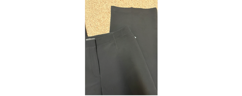 ANN TAYLOR THE PERFECT TALL WIDE LEG PANT IN CREPE BLACK $139 16 T - Photo 6 sur 8