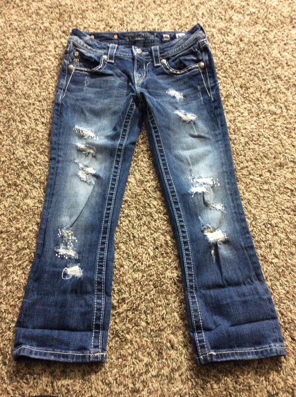Miss Me Jeans 26 Cropped EUC