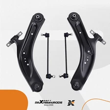 Front Lower Control Arms w/ Ball Joint Sway Bar Link for 2014-2019 Nissan Rogue