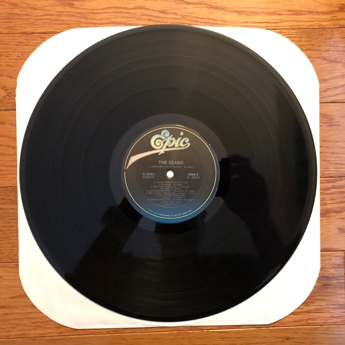 米2discs LP Clash Clash JE36060 EPIC /00520 The Clash The Clash First Year Pressing US Epic JE 36060
