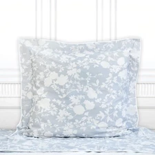 D. Porthault France NWT 2pc Thelma Queen Shams 100% Cotton Hand Printed MSRP$650