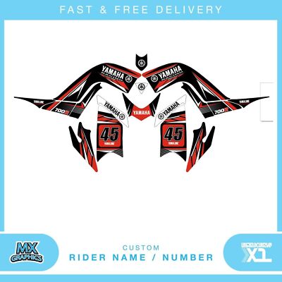 Yamaha Raptor 700R 2006 - 2012 Quad Bike ATV Grafik Kit Decals Wrap