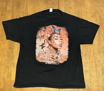 Kali Uchis 2023 Tour T Shirt XL Rap Tee Red Moon In Venus