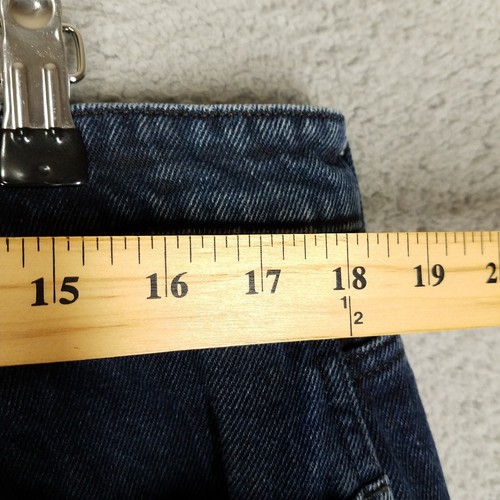 Guess Cargo Jean Shorts Adult 36 Y2K Baggy Carpenter Fit Blue Denim 12" Casual - Picture 6 of 12