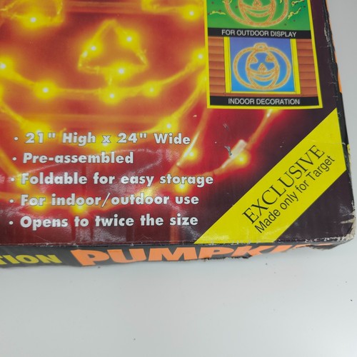 Mr Christmas Pumpkin Jack O Lantern Rope Light Halloween Decoration Target 1995 - Picture 5 of 12