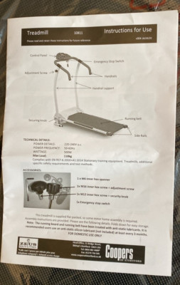 Zeus Health Fitness Walking Threadmill Coopers of Stortford