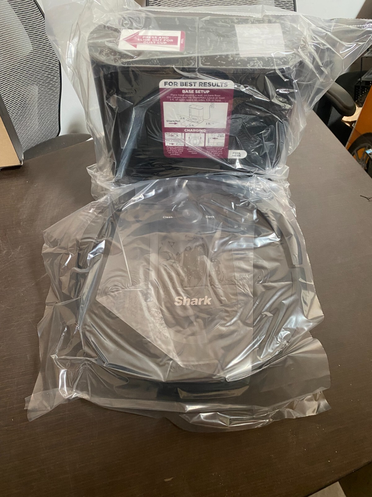 Shark UR1000SR IQ AppControlled SelfCharging Robot Vacuum Black