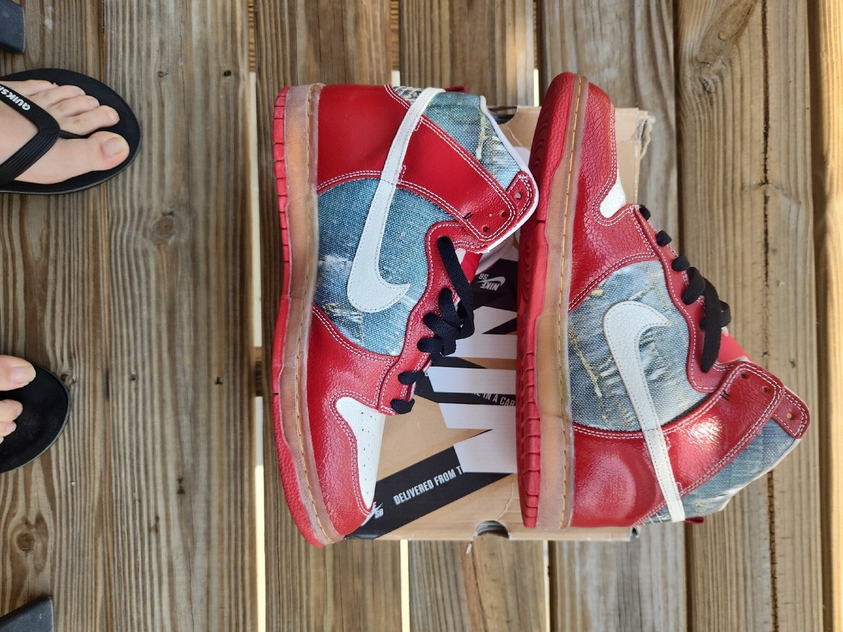 Size 11.5 - Nike SB Dunk High Premium Shoe Goo | eBay