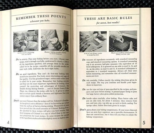 THE CALUMET BOOK OF OVEN TRIUMPHS COOKBOOK 1934 GENERAL FOODS CORP BOOKLET - Picture 4 of 7
