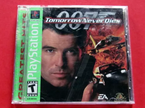 007 Tomorrow Never Dies Greatest Hits PS 1 Game Authentic Complete 1999