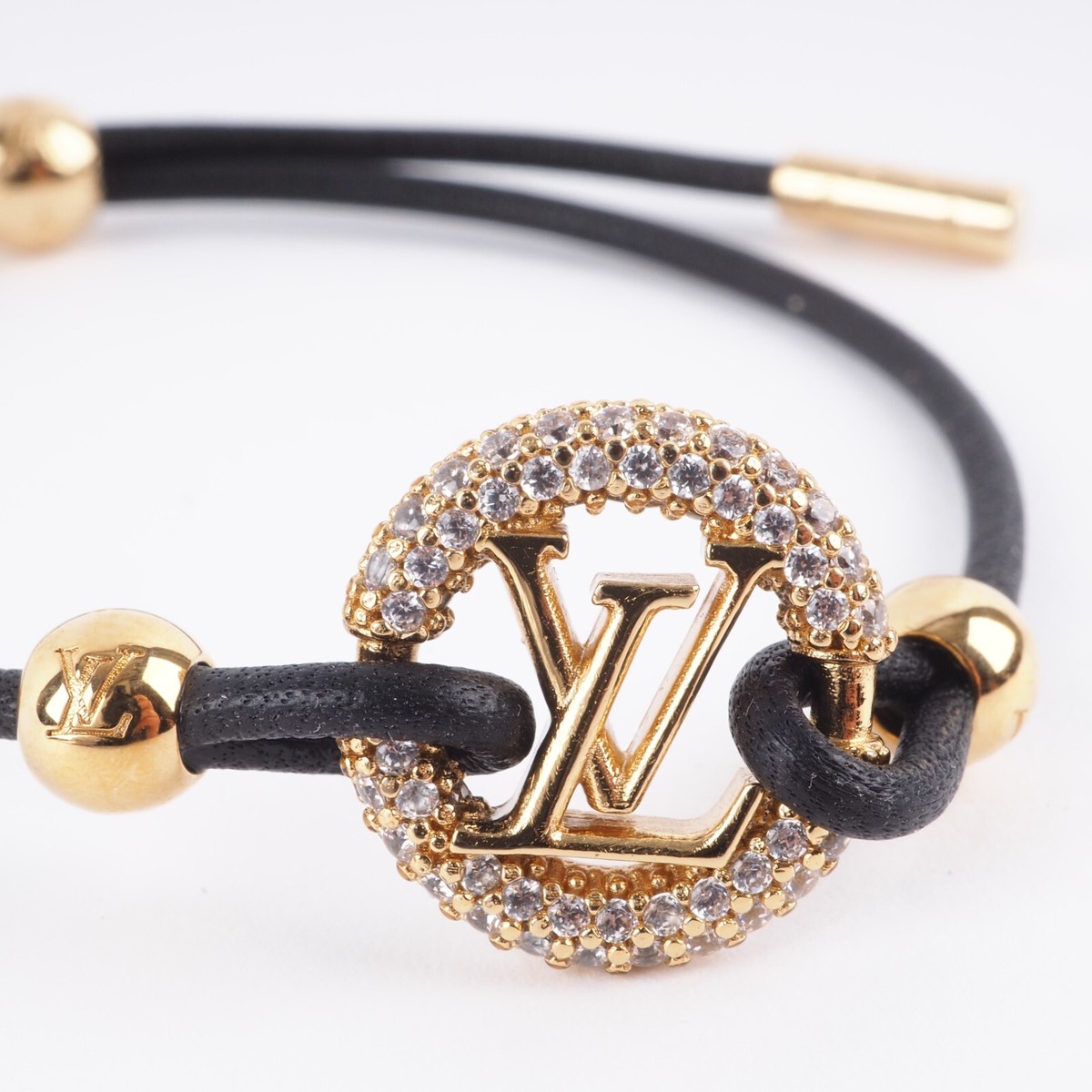 残少!Louis Vuitton BEADS HEADBAND・モノグラム ビーズ LOUIS VUITTON M8229Z Louise by Night Bracelet Luxury