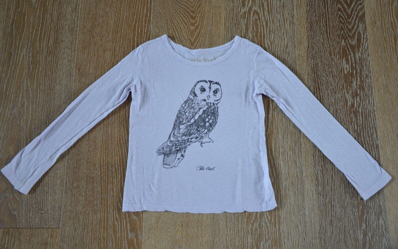 Curio+Kind Girls Owl Top Size 6 VGUC
