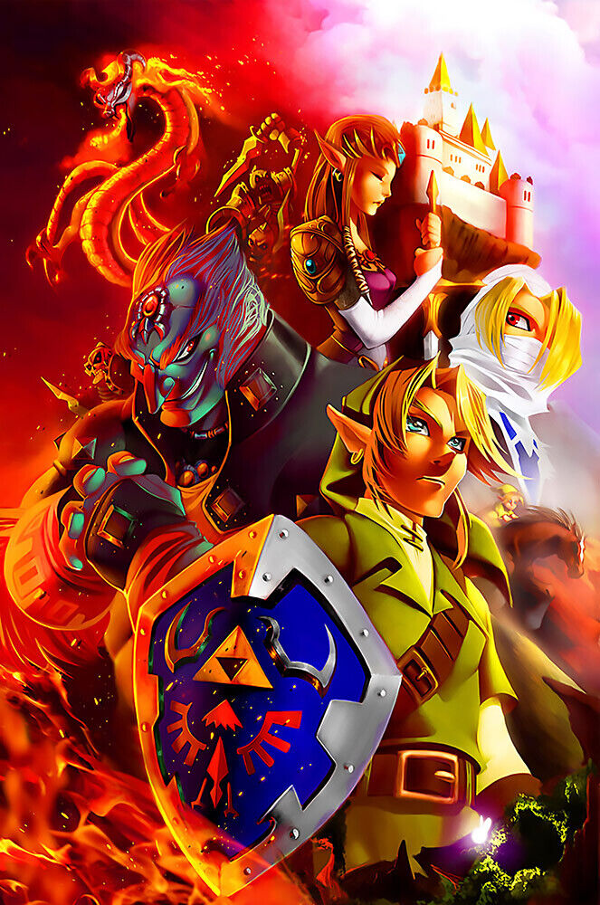 POSTER - THE LEGEND OF ZELDA: OCARINA OF TIME