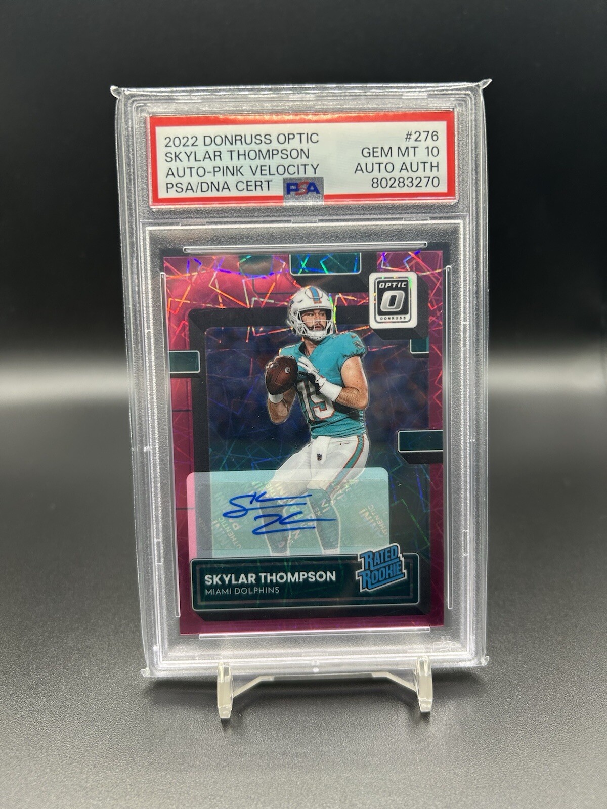 SKYLAR THOMPSON 2022 Donruss Optic Pink Velocity Auto /50 PSA 10 ‼️INVEST‼️