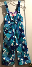 OBERMEYER I-GROW not "grown" Insulated Snow Ski Winter Bibs Pants Youth Sz 4 EUC
