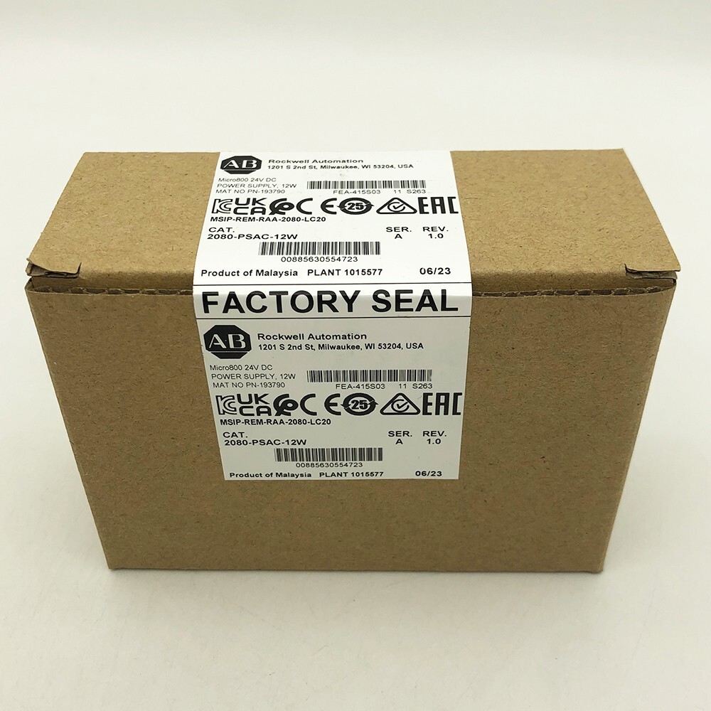 Allen-Bradley 2080-PSAC-12W 24V DC 12W Power Supply for Micro800 Modules